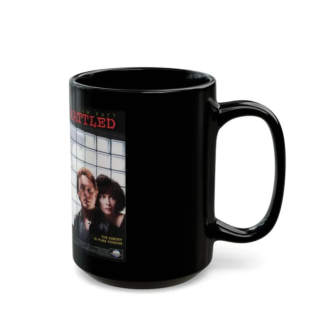 RATTLED (VHS COVER) - Black Coffee Mug - Go Mug Yourself