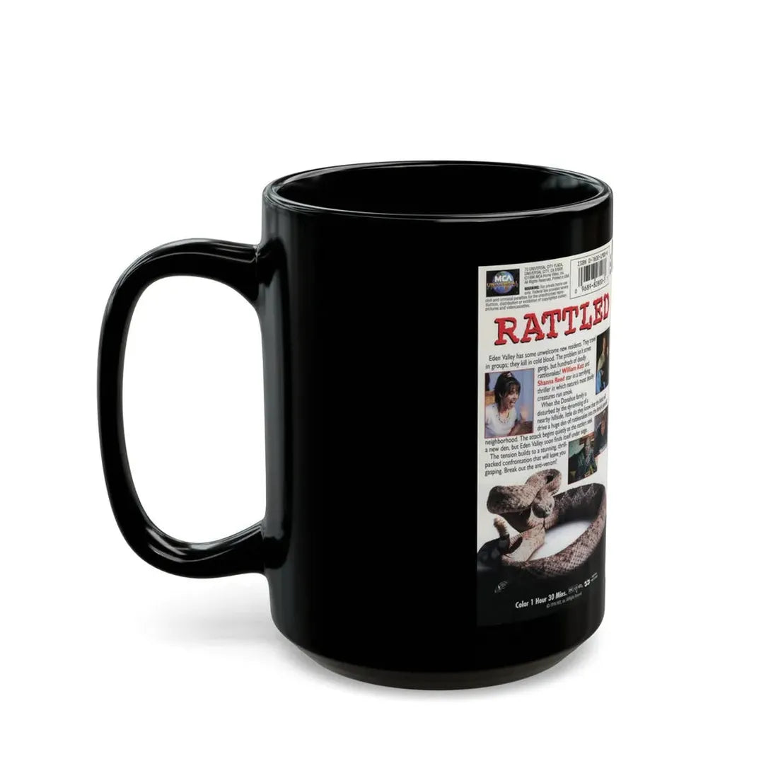 RATTLED (VHS COVER) - Black Coffee Mug - Go Mug Yourself