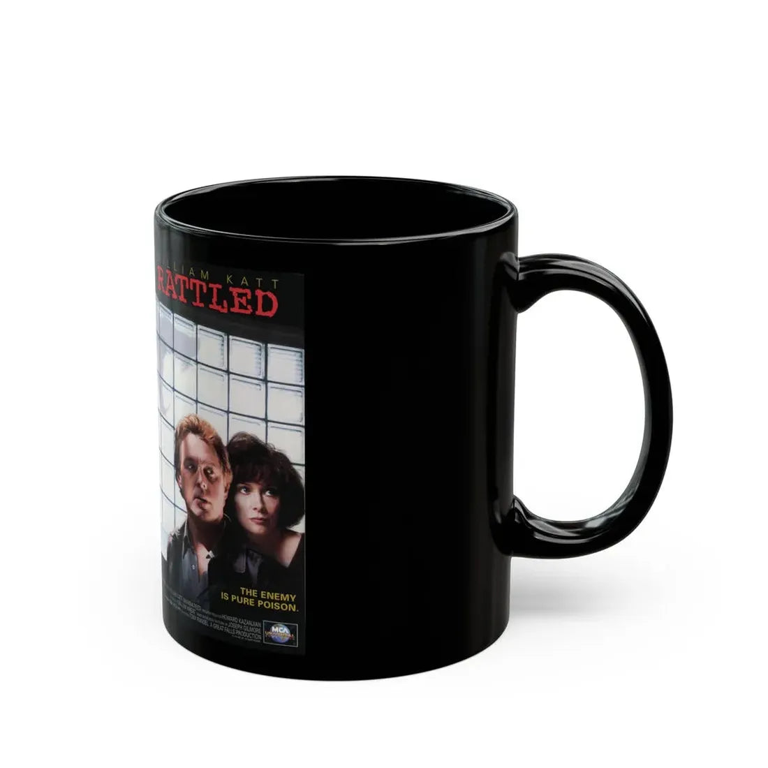 RATTLED (VHS COVER) - Black Coffee Mug - Go Mug Yourself