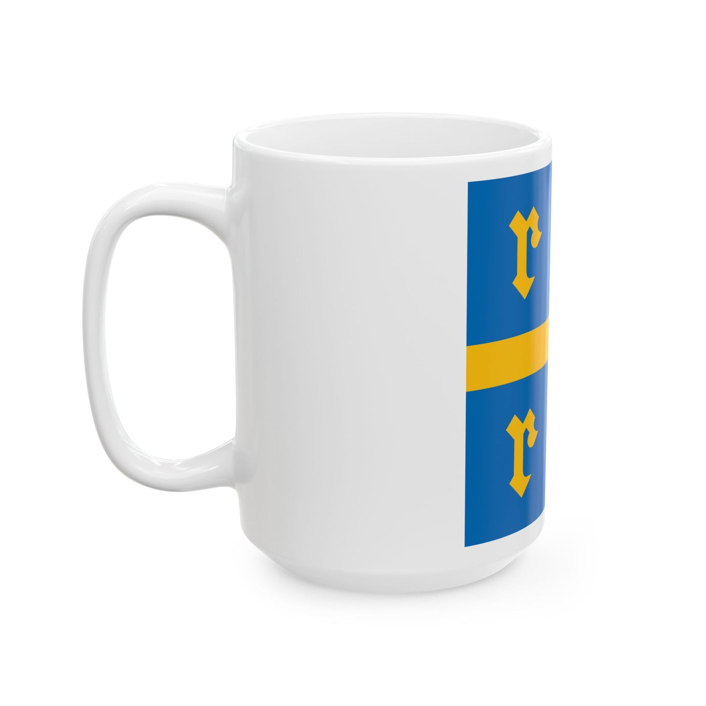 Rauma.lippu (Finland) White Coffee Mug-Go Mug Yourself