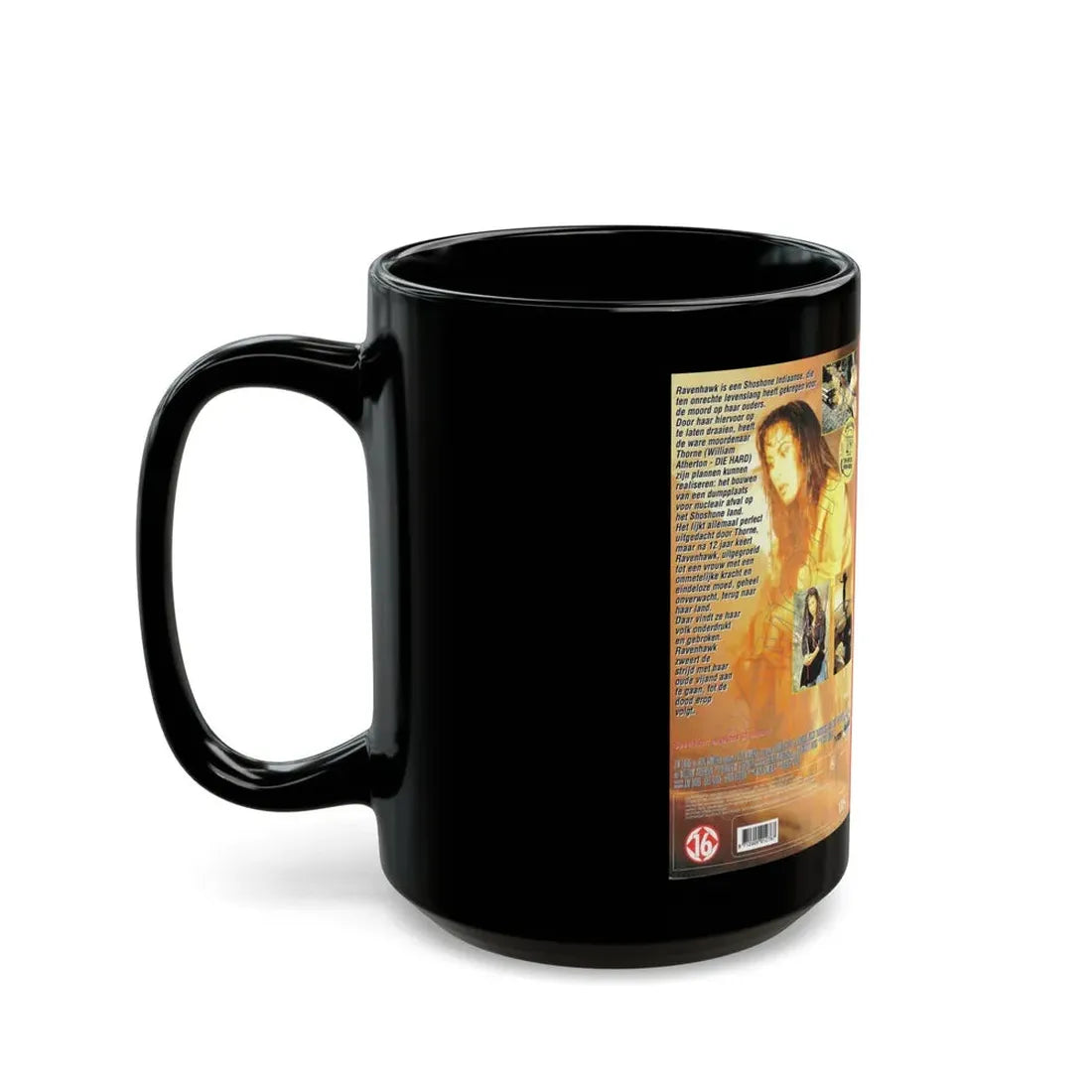 RAVENHAWK (VHS COVER) - Black Coffee Mug - Go Mug Yourself