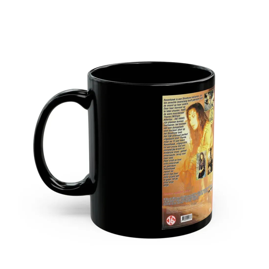 RAVENHAWK (VHS COVER) - Black Coffee Mug - Go Mug Yourself