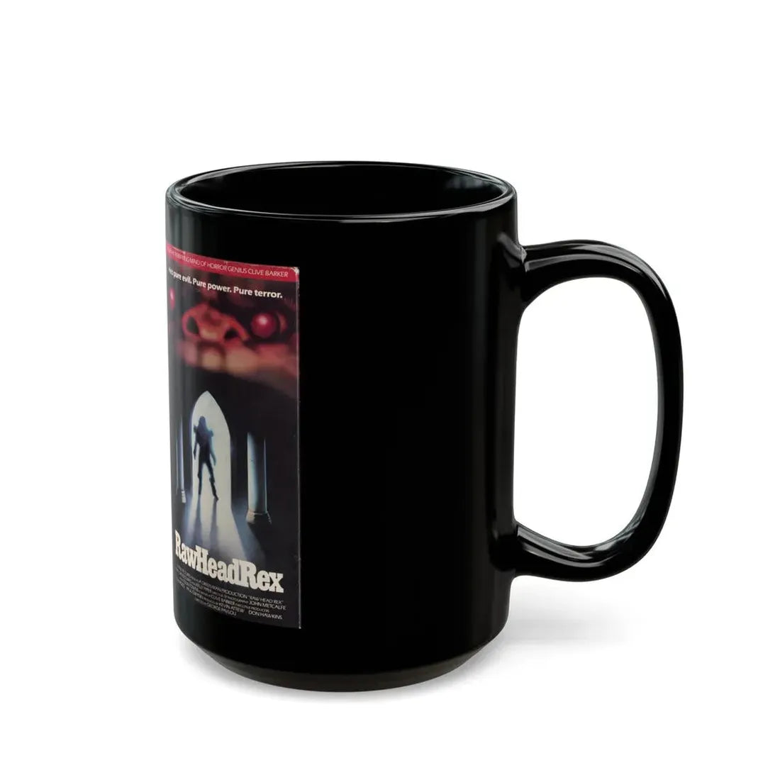 RAW HEAD REX (VHS COVER) - Black Coffee Mug - Go Mug Yourself