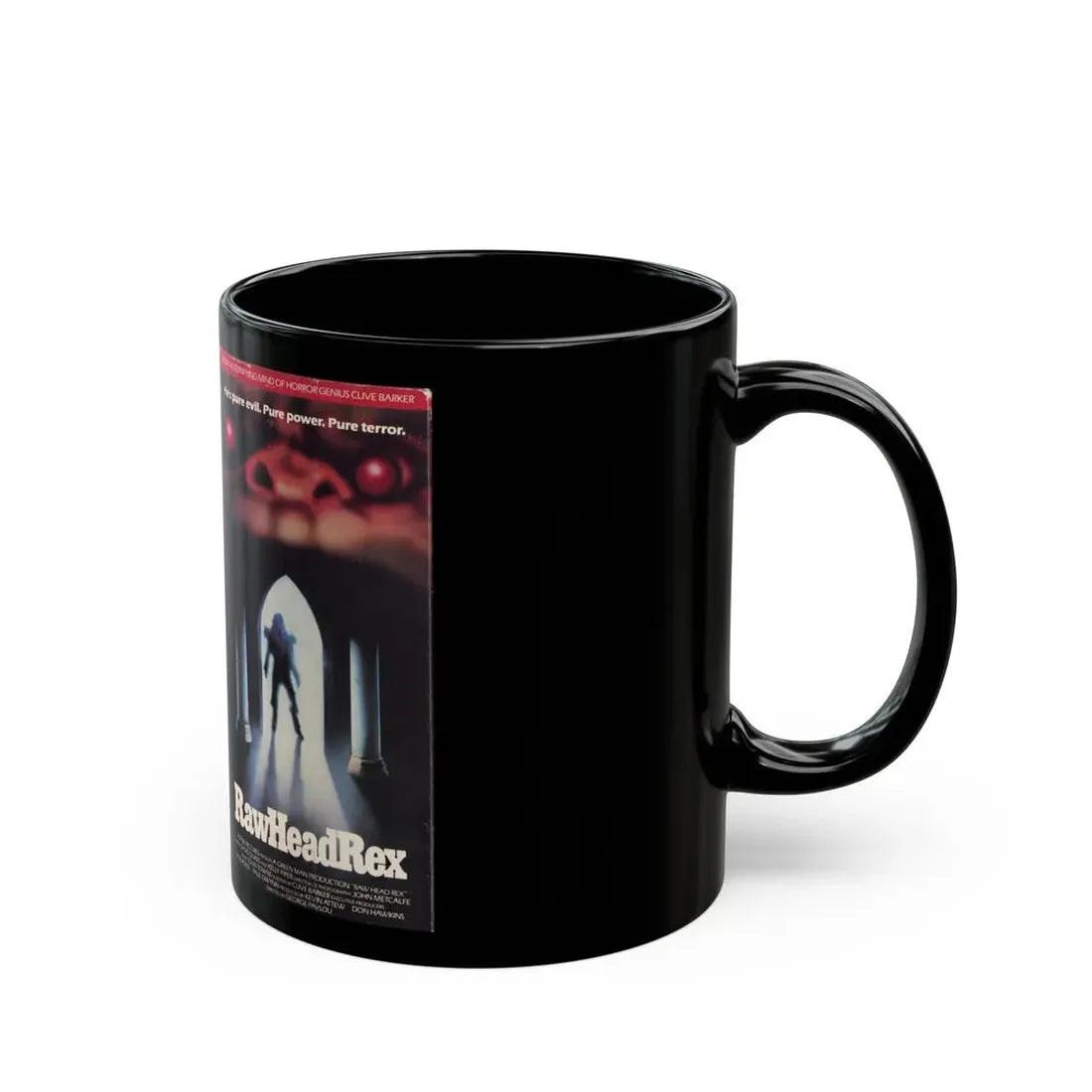 RAW HEAD REX (VHS COVER) - Black Coffee Mug - Go Mug Yourself