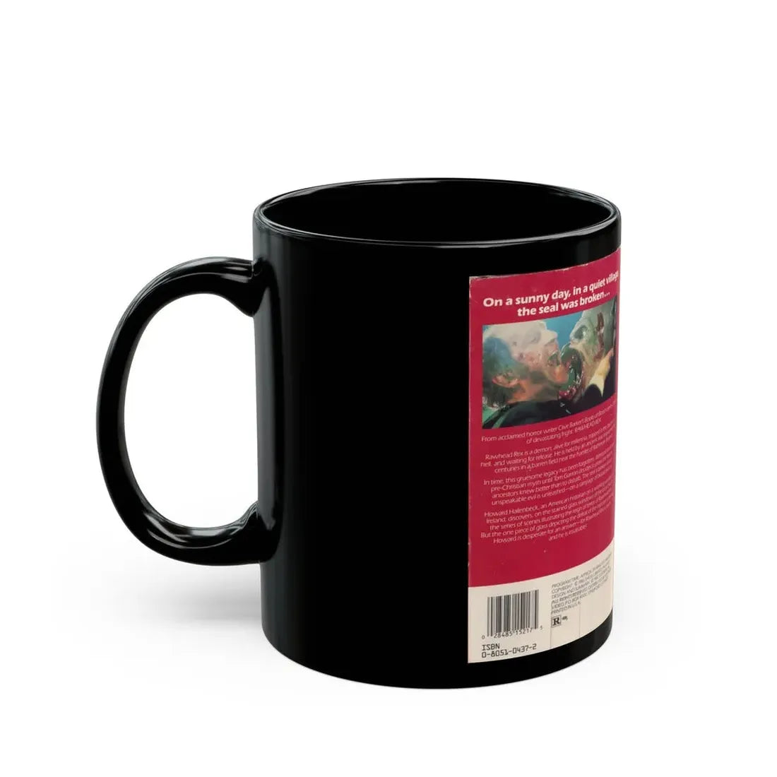 RAW HEAD REX (VHS COVER) - Black Coffee Mug - Go Mug Yourself