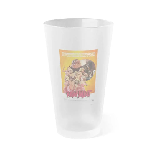 RAW MEAT (DEATH LINE) 1972 Movie Poster - Frosted Pint Glass 16oz 16oz Frosted - Go Mug Yourself