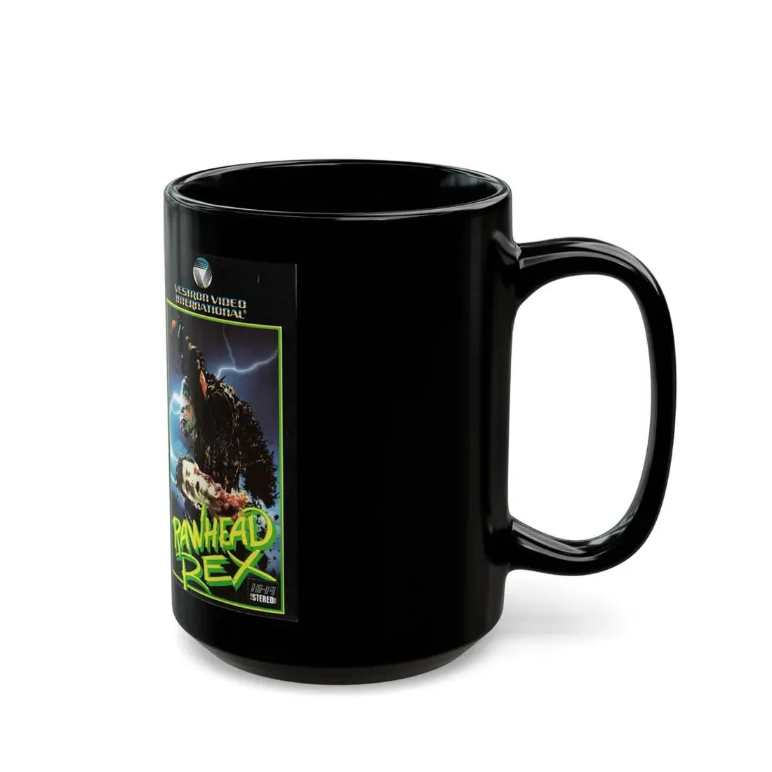 RAWHEAD REX (VHS COVER) - Black Coffee Mug - Go Mug Yourself