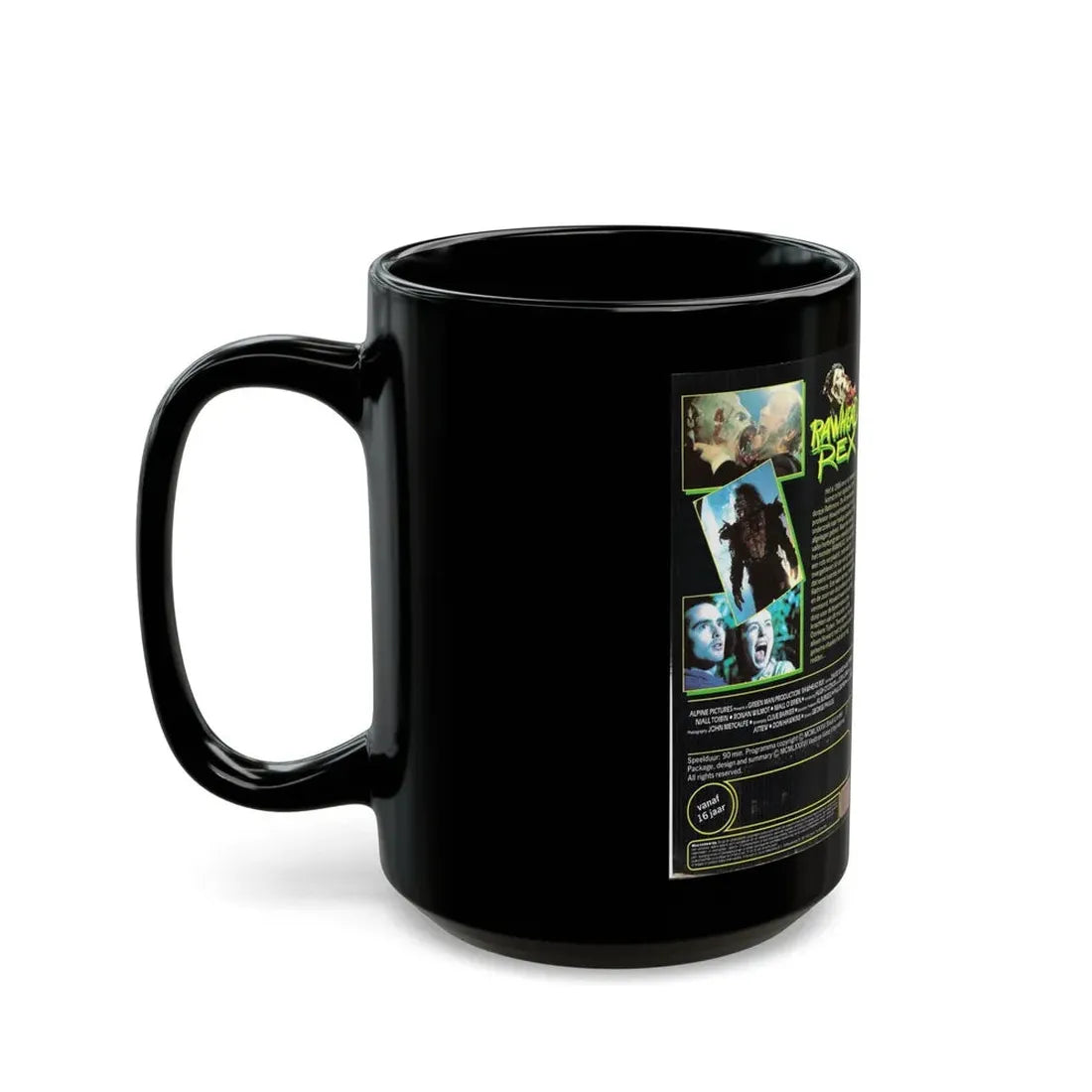 RAWHEAD REX (VHS COVER) - Black Coffee Mug - Go Mug Yourself