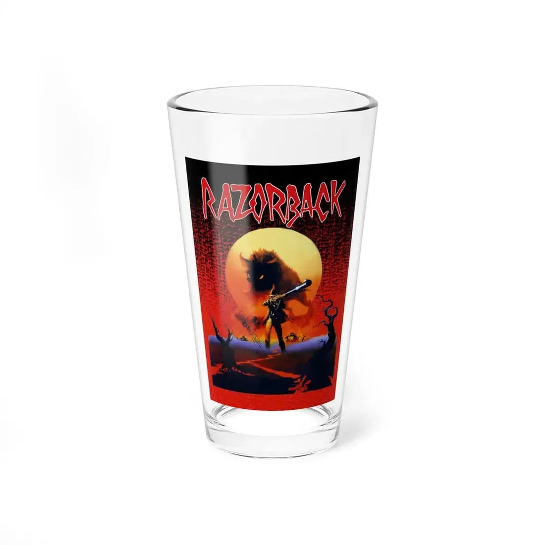RAZORBACK (2) 1984 Movie Poster - Pint Glass 16oz 16oz - Go Mug Yourself