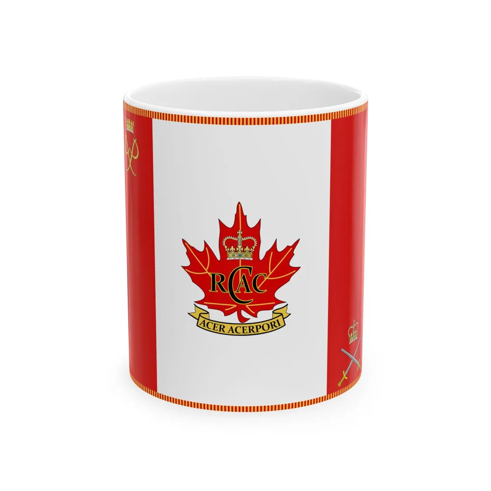 RCACC Camp Flag (Canada) White Coffee Mug 11oz - Go Mug Yourself