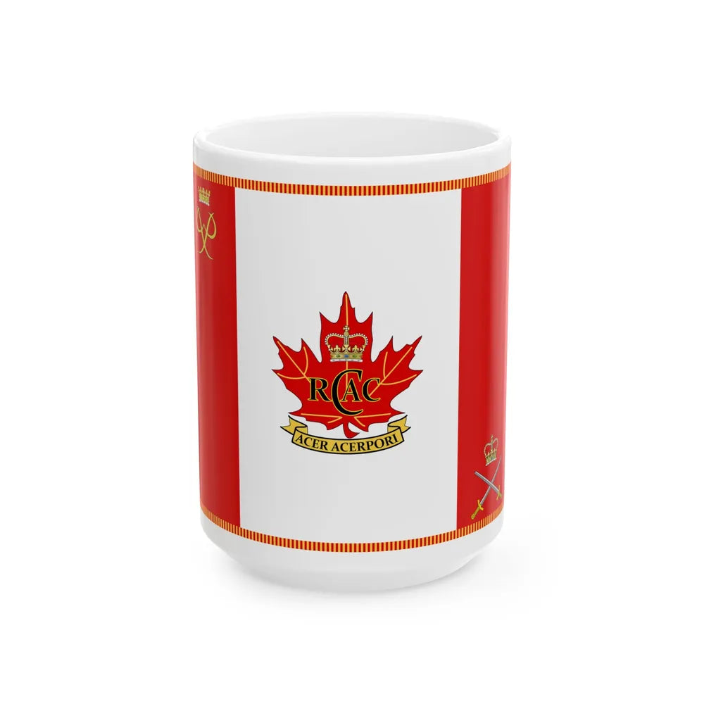 RCACC Camp Flag (Canada) White Coffee Mug 15oz - Go Mug Yourself
