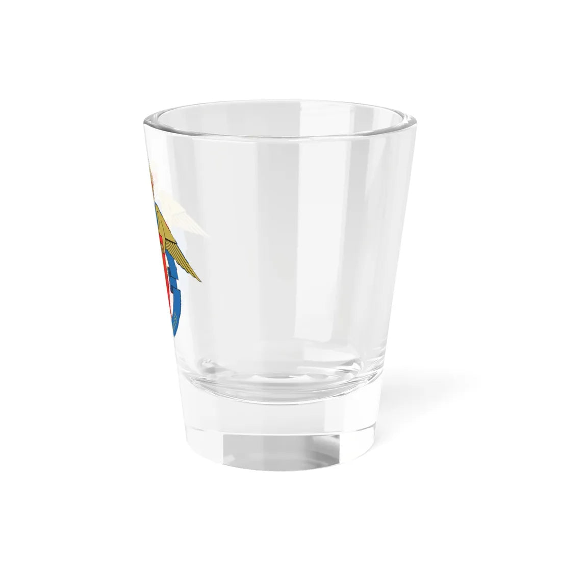 RDAF Helicopter Wing Karup (Denmark) (Coat of Arms) Shot Glass 1.5oz - Go Mug Yourself