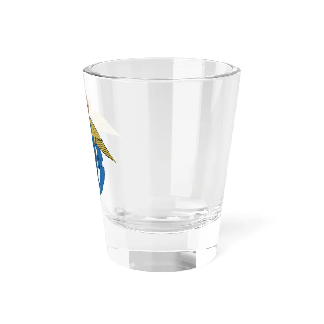 RDAF Squadron 542 (Denmark) (Coat of Arms) Shot Glass 1.5oz - Go Mug Yourself