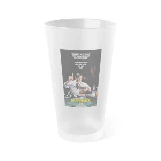 RE-ANIMATOR (2) 1985 Movie Poster - Frosted Pint Glass 16oz Default Title - Go Mug Yourself