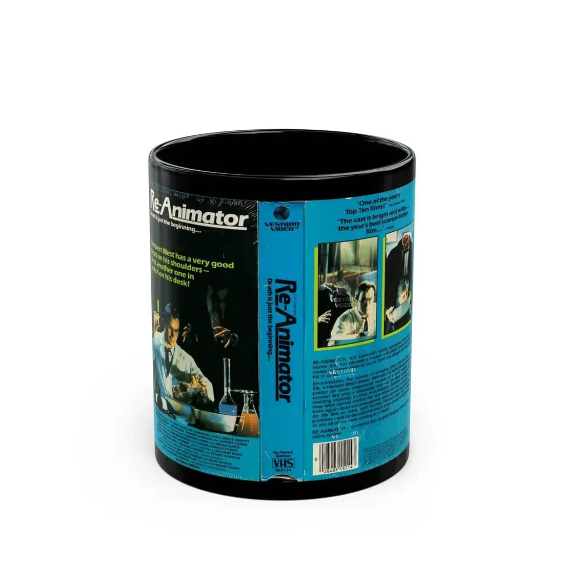 RE ANIMATOR VERSION 2 (VHS COVER) - Black Coffee Mug 11oz - Go Mug Yourself