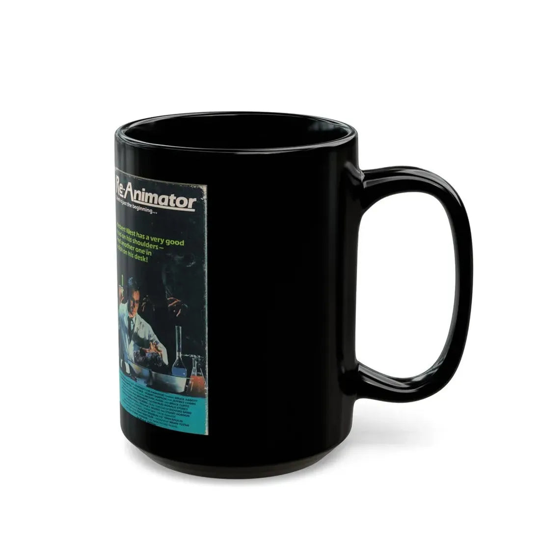 RE ANIMATOR (VHS COVER) - Black Coffee Mug - Go Mug Yourself