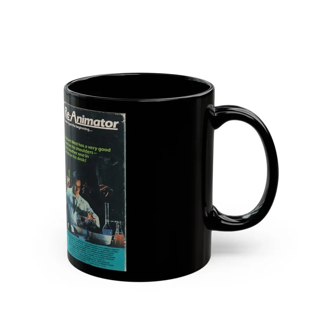 RE ANIMATOR (VHS COVER) - Black Coffee Mug - Go Mug Yourself