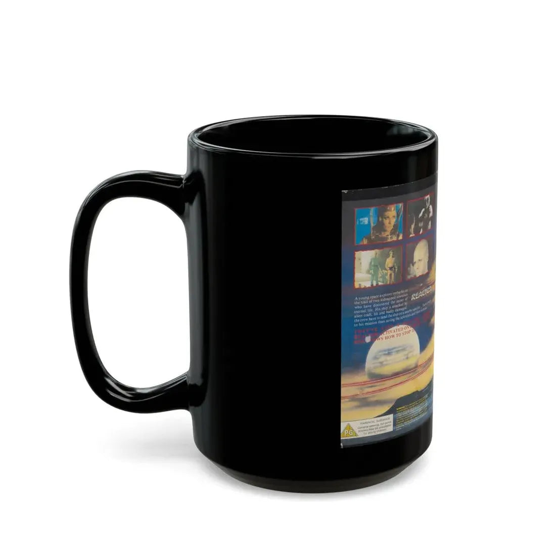 REACTOR (VHS COVER) - Black Coffee Mug - Go Mug Yourself