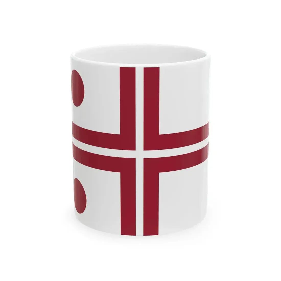 Rear Admiral Flag of Latvia (Latvia) White Coffee Mug 11oz - Go Mug Yourself