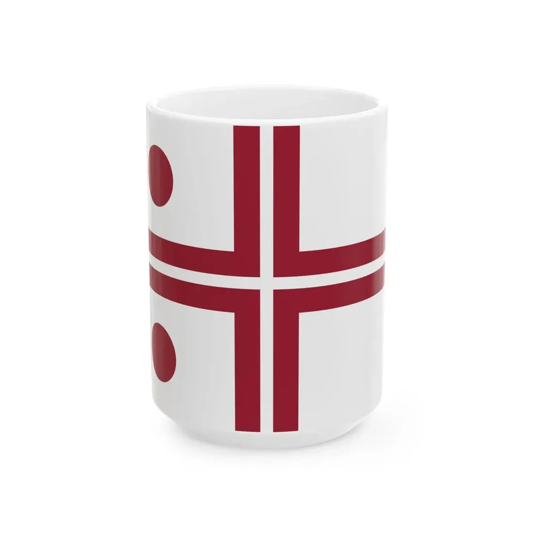 Rear Admiral Flag of Latvia (Latvia) White Coffee Mug 15oz - Go Mug Yourself