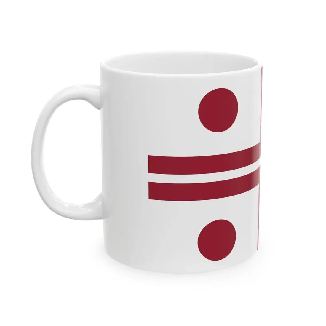 Rear Admiral Flag of Latvia (Latvia) White Coffee Mug - Go Mug Yourself