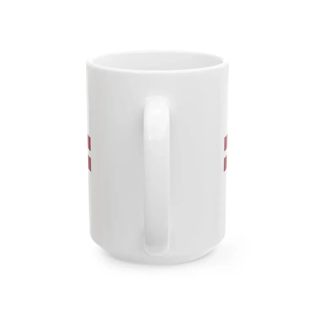 Rear Admiral Flag of Latvia (Latvia) White Coffee Mug - Go Mug Yourself