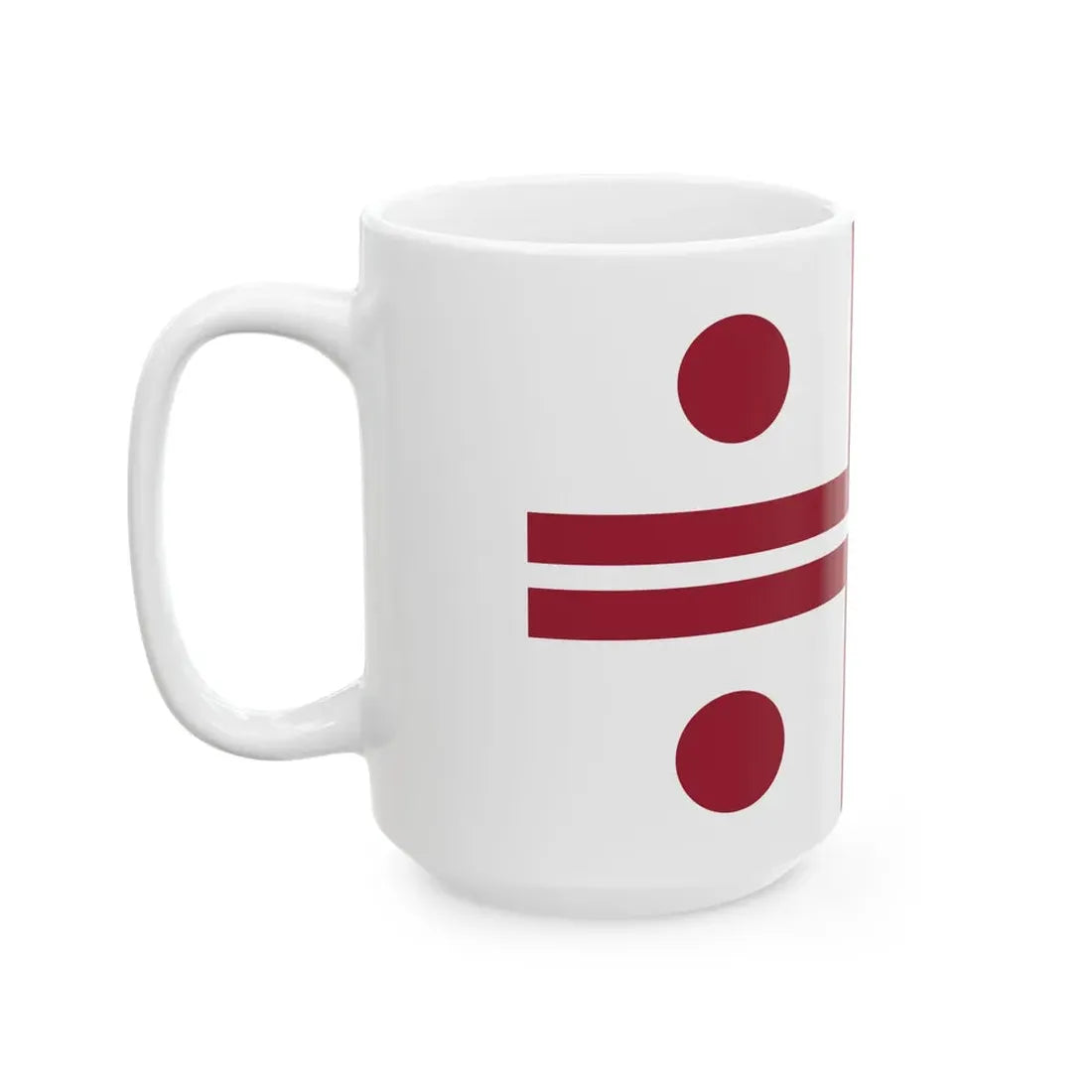 Rear Admiral Flag of Latvia (Latvia) White Coffee Mug - Go Mug Yourself