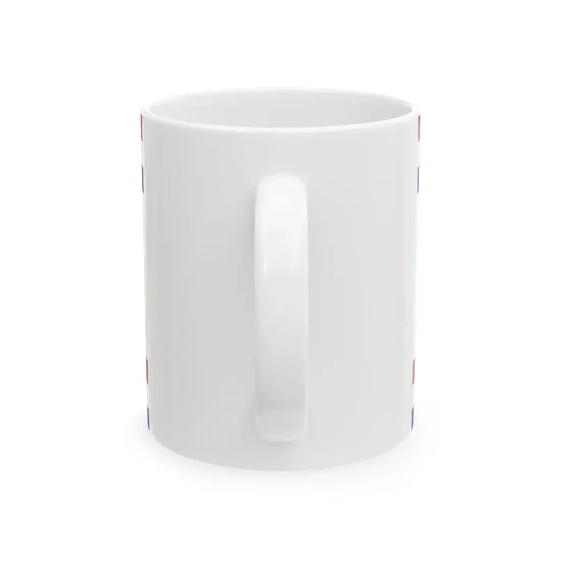 Reconstructie Onderscheidingsvlag Minister van Defensie Nederland KL 1939-1957 (Netherlands) White Coffee Mug - Go Mug Yourself