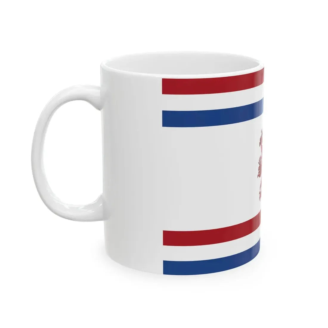 Reconstructie Onderscheidingsvlag Minister van Defensie Nederland KL 1939-1957 (Netherlands) White Coffee Mug - Go Mug Yourself