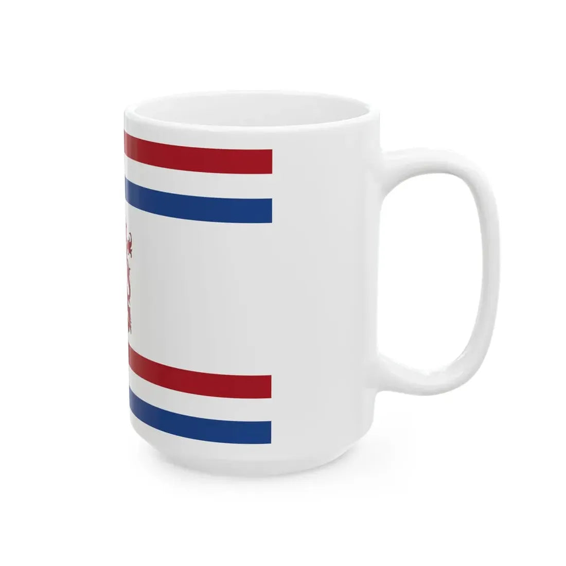 Reconstructie Onderscheidingsvlag Minister van Defensie Nederland KL 1939-1957 (Netherlands) White Coffee Mug - Go Mug Yourself