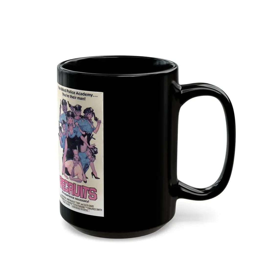 RECRUITS (VHS COVER) - Black Coffee Mug - Go Mug Yourself