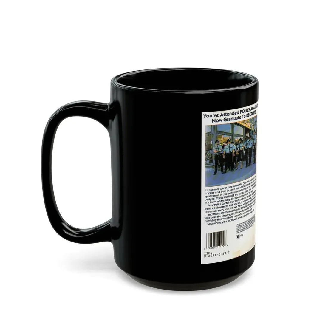 RECRUITS (VHS COVER) - Black Coffee Mug - Go Mug Yourself