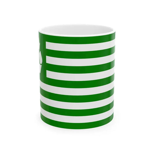 Recycle flag (United States) White Coffee Mug 11oz - Go Mug Yourself