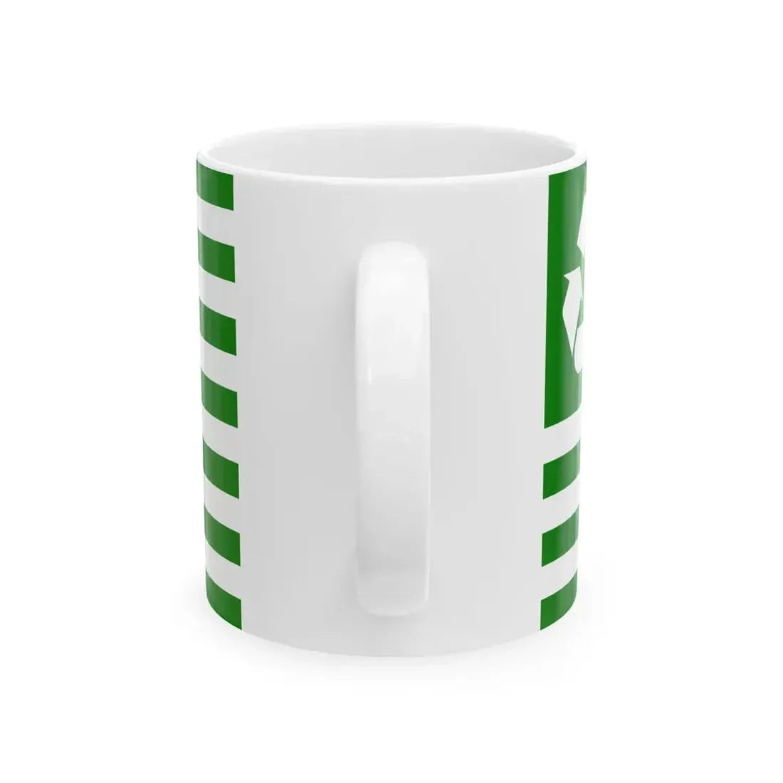Recycle flag (United States) White Coffee Mug - Go Mug Yourself