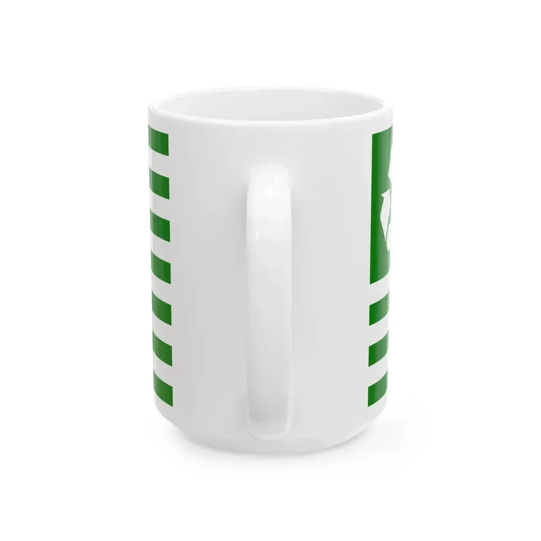 Recycle flag (United States) White Coffee Mug - Go Mug Yourself