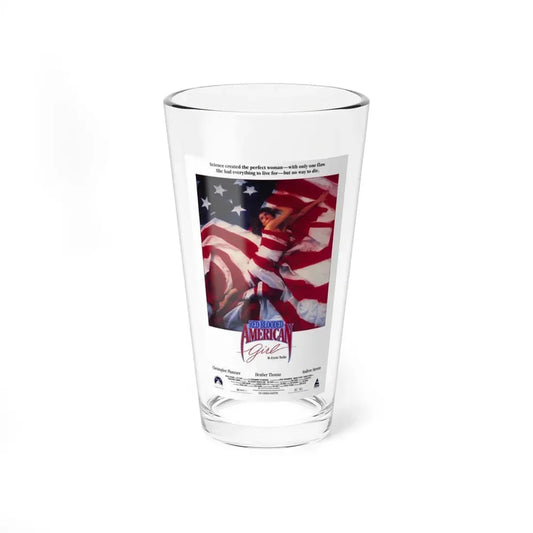 RED BLOODED AMERICAN GIRL 1990 Movie Poster - Pint Glass 16oz 16oz - Go Mug Yourself