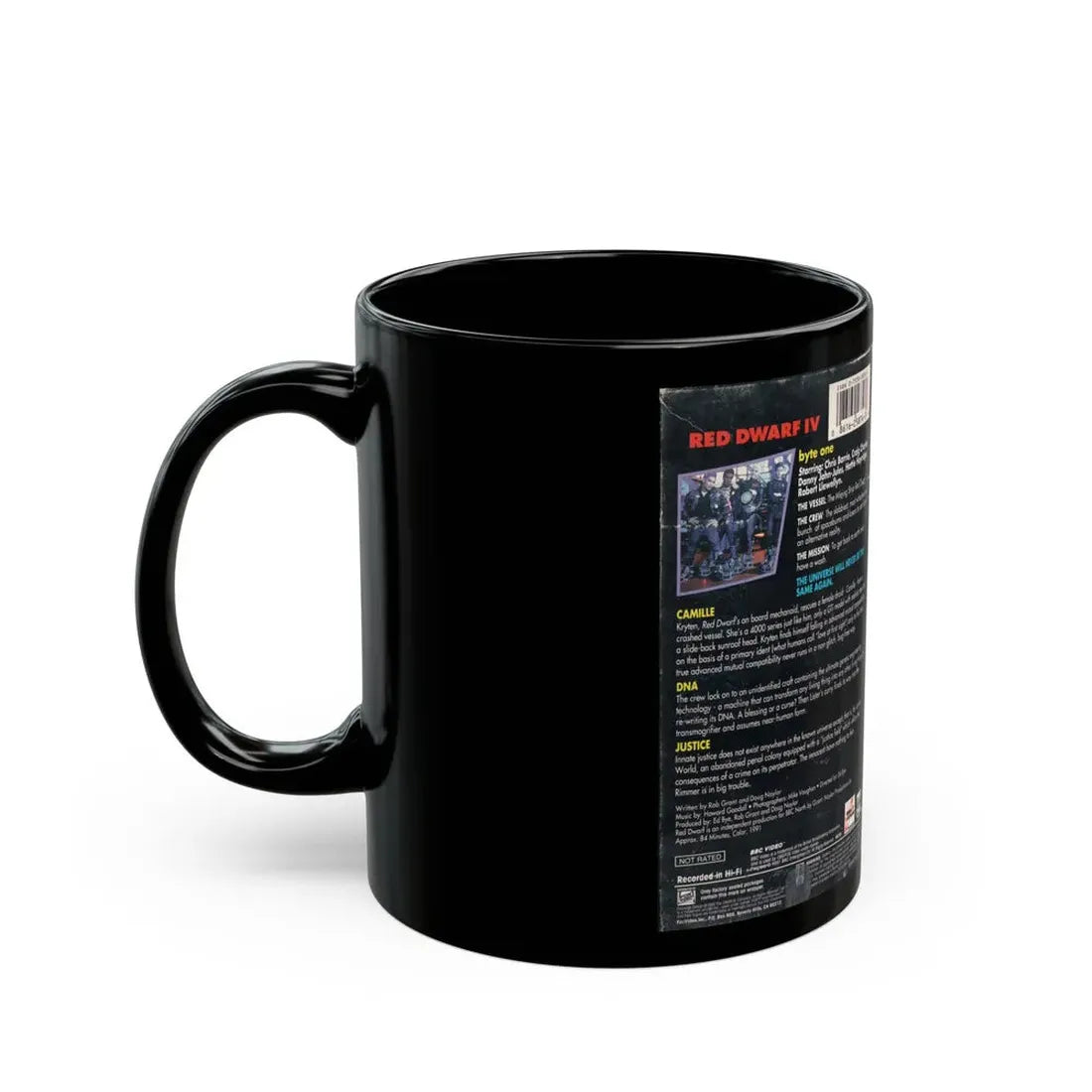 RED DWARF IV CAMILLE (VHS COVER) - Black Coffee Mug - Go Mug Yourself