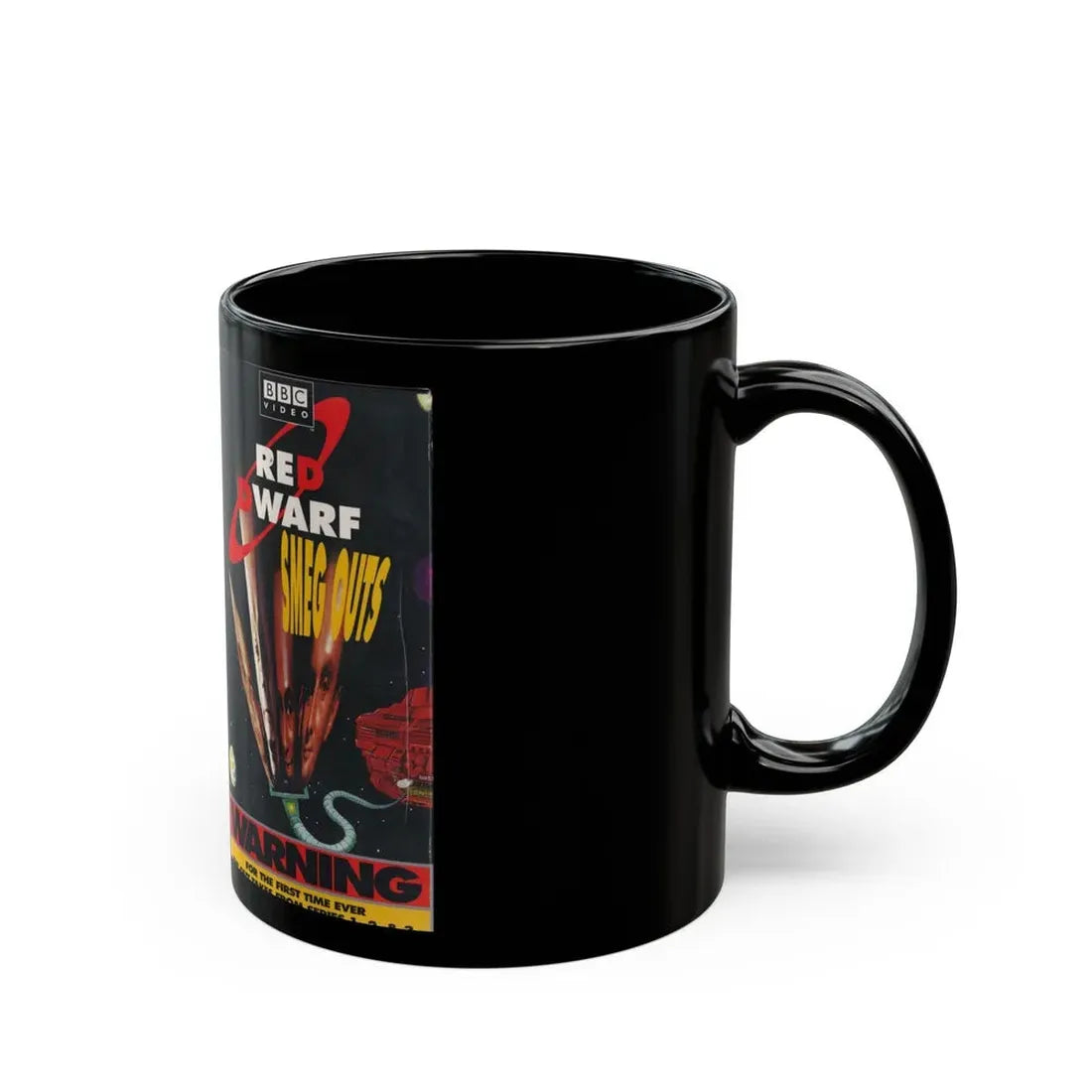 RED DWARF SMEG OUTS (VHS COVER) - Black Coffee Mug - Go Mug Yourself