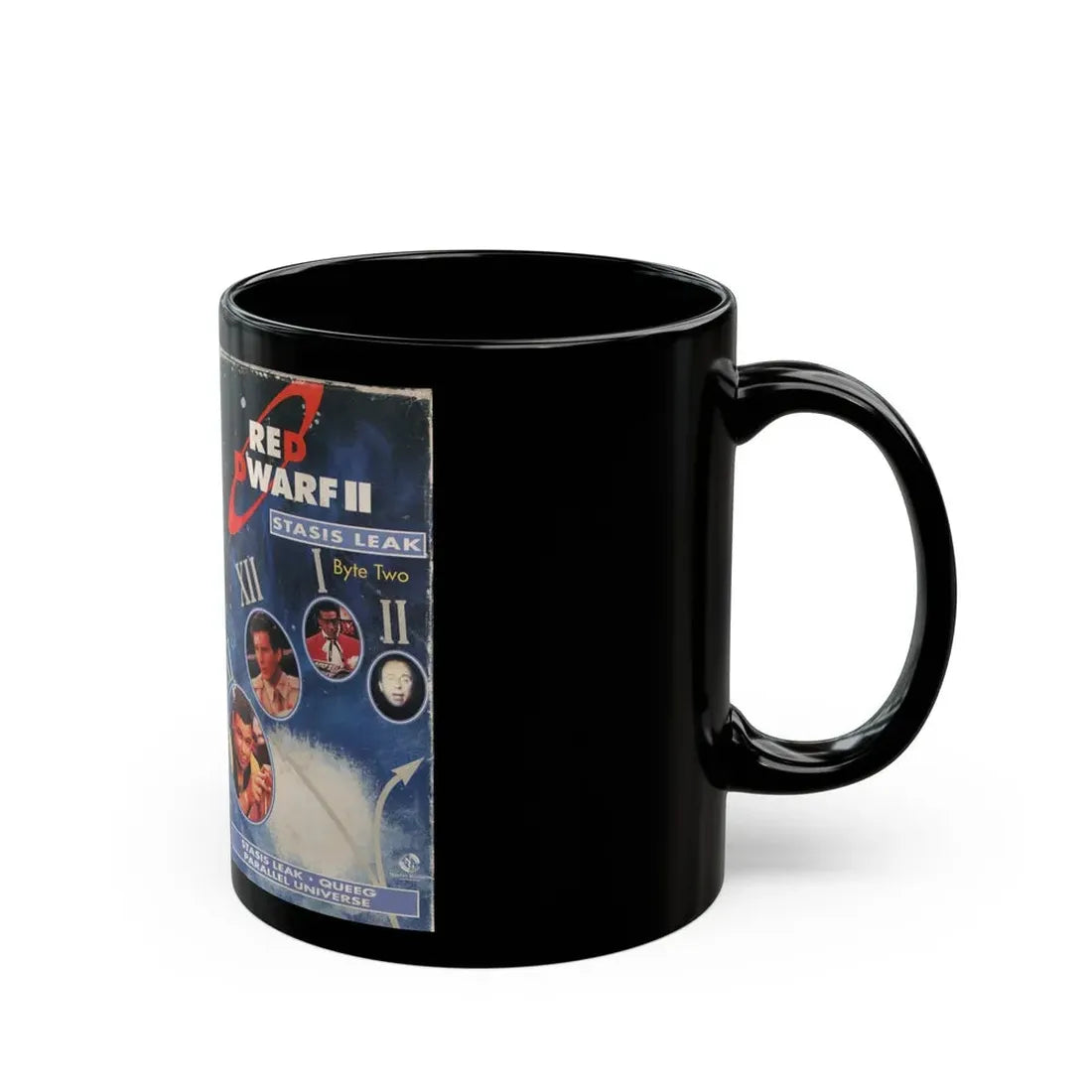 RED DWARF STASIS LEAK (VHS COVER) - Black Coffee Mug - Go Mug Yourself