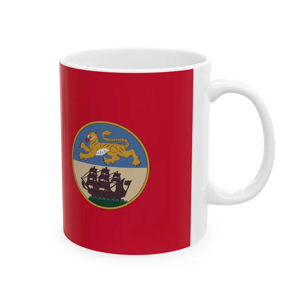 Red Ensign of British Bengal (Bangladesh) White Coffee Mug - Go Mug Yourself