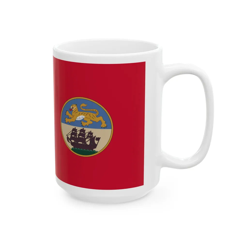 Red Ensign of British Bengal (Bangladesh) White Coffee Mug - Go Mug Yourself