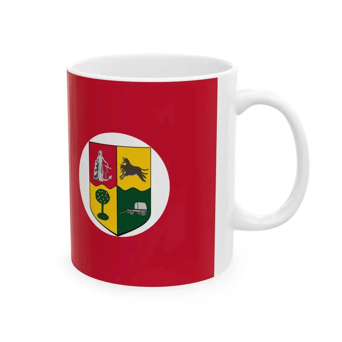 Red Ensign of South Africa 1912-1951 (Namibia) White Coffee Mug - Go Mug Yourself