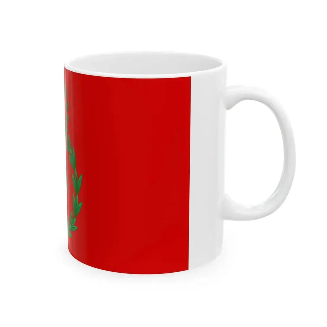 Red flag of Batavia Verlag von Krais und Hoffmann (Netherlands) White Coffee Mug - Go Mug Yourself