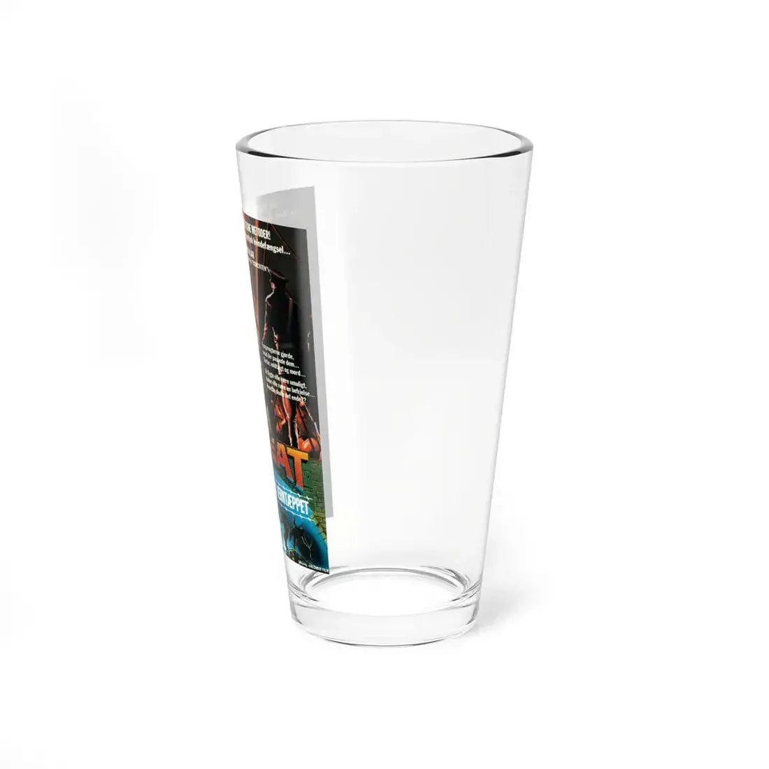 RED HEAT (DANISH) 1988 Movie Poster - Pint Glass 16oz - Go Mug Yourself
