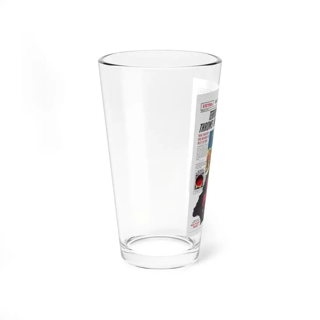 RED PLANET MARS 1952 Movie Poster - Pint Glass 16oz - Go Mug Yourself