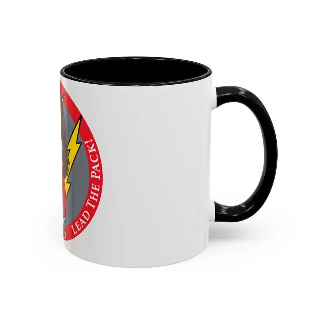 Red Wolfhound Patch (U.S. Air Force) Accent Coffee Mug - Go Mug Yourself