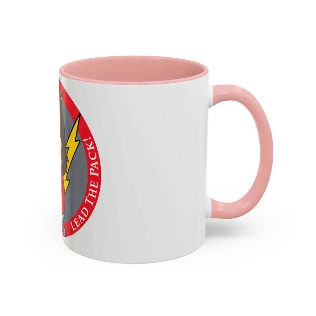 Red Wolfhound Patch (U.S. Air Force) Accent Coffee Mug - Go Mug Yourself