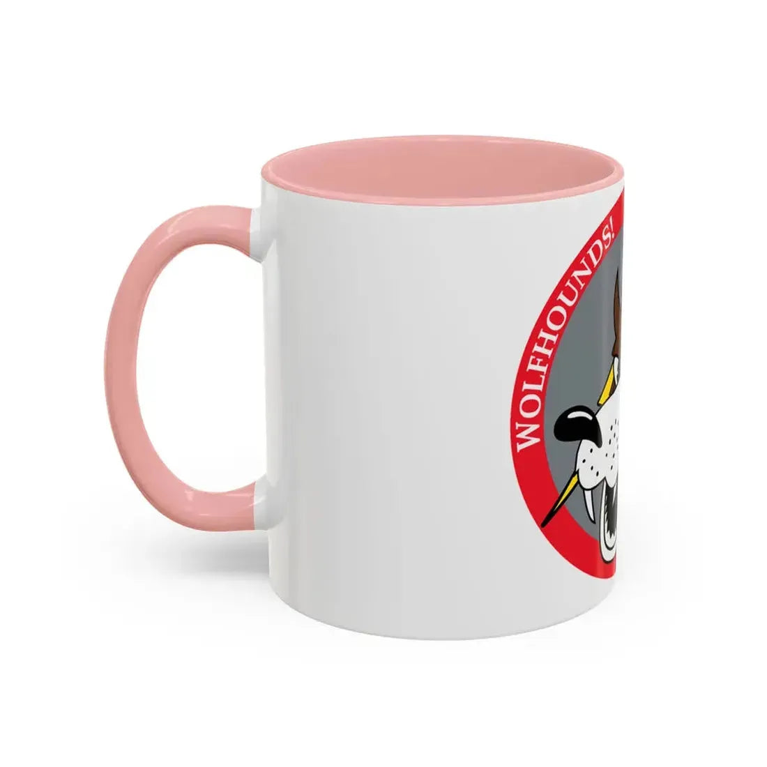 Red Wolfhound Patch (U.S. Air Force) Accent Coffee Mug - Go Mug Yourself