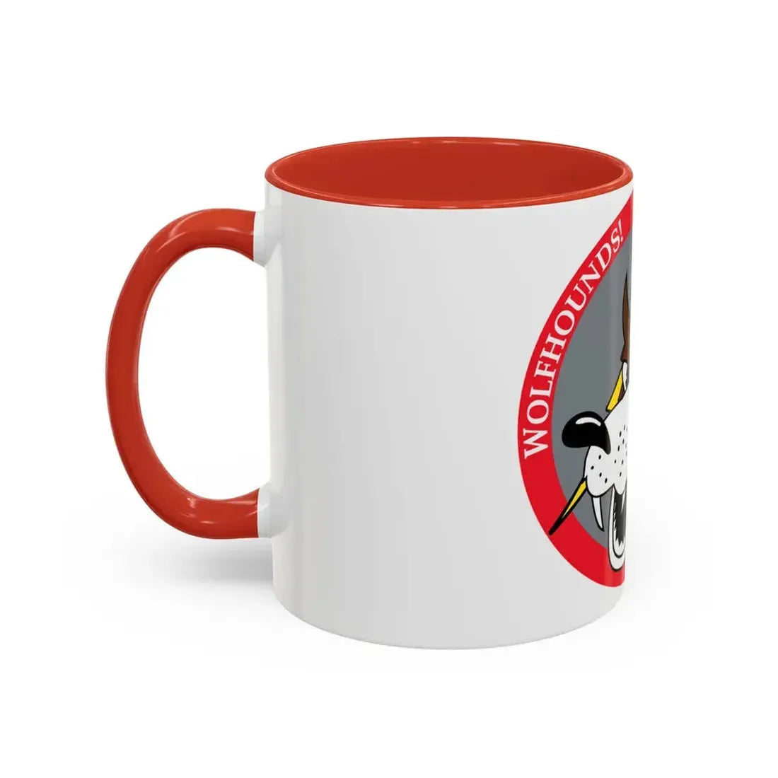 Red Wolfhound Patch (U.S. Air Force) Accent Coffee Mug - Go Mug Yourself