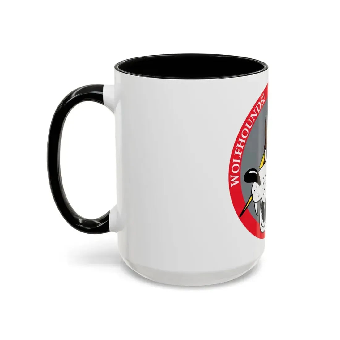 Red Wolfhound Patch (U.S. Air Force) Accent Coffee Mug - Go Mug Yourself